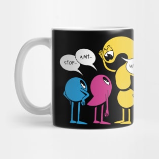 Wait What Funny Punctuation Mug